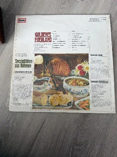 Goldenes Egerland EUROPA Vinyl Album Original Eghalanda Blasmusik LP