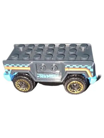 Hot Wheels Bricking Trails Spielzeugauto Grau Kunststoff Metall 6.5 cm