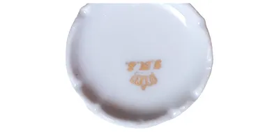 Josef Kuba Kaffeeservice 3-tlg Tasse Untertasse Kuchenteller Gold Rot
