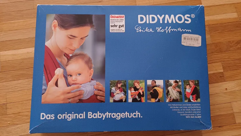 DIDYMOS Babytragetuch Erika Hoffmann Rot Baumwolle 452 cm 1
