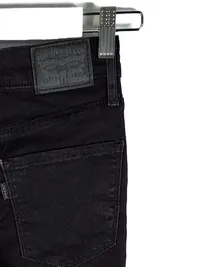 Levi's 724 High Rise Straight Jeans Damen Bootcut W25 L32 Schwarz 5