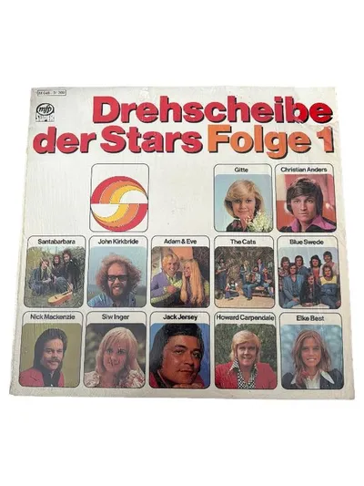 Drehscheibe der Stars Folge 1 Vinyl Album LP Schlager Pop Compilation mfp