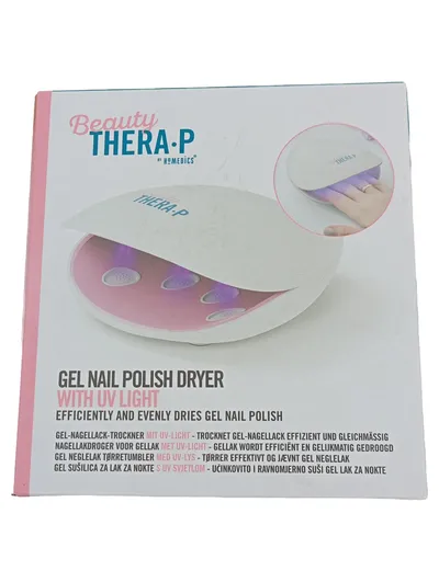HoMedics ND-T200LD Gel Nagellack Trockner UV-Licht Lichthärtungsgerät Weiß