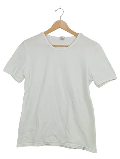 TRIGEMA T-Shirt Herren Gr. L weiß Basic Baumwolle Kurzarm