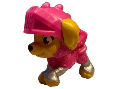 Paw Patrol Skye Ritter Spielfigur Pink Hund 5 cm