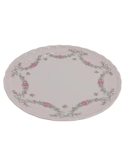 Hutschenreuther Porcelaine Rose Tortenplatte Kuchenteller 19 cm Blumenmuster