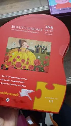Crocodile Creek Beauty and the Beast Floor Puzzle 36 Teile Die Schöne und das