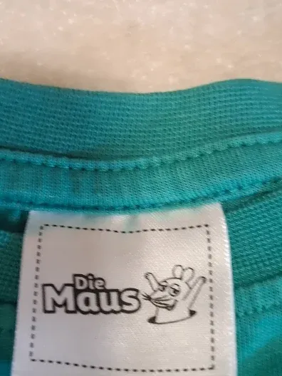 Die Maus Kinder Langarmshirt Gr. 98 Grün Fußball Motiv Baumwolle 7