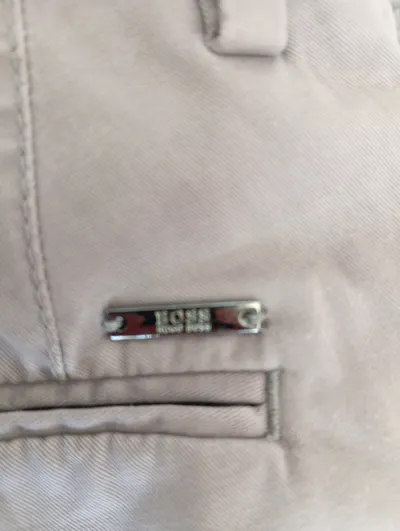 HUGO BOSS Herren Chinohose Stoffhose Grau Gr. W30/L31 Casual