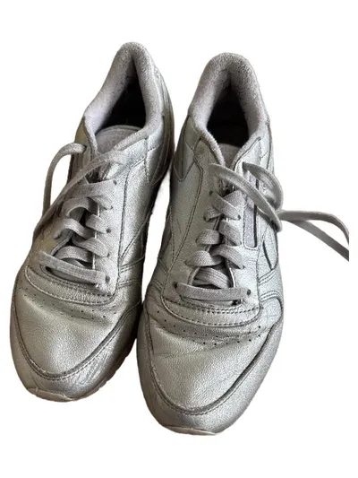 Reebok Classic Damen Sneaker Low Silber Gr. 37.5 Sportschuhe Metallic