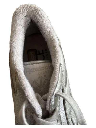Reebok Classic Damen Sneaker Low Silber Gr. 37.5 Sportschuhe Metallic