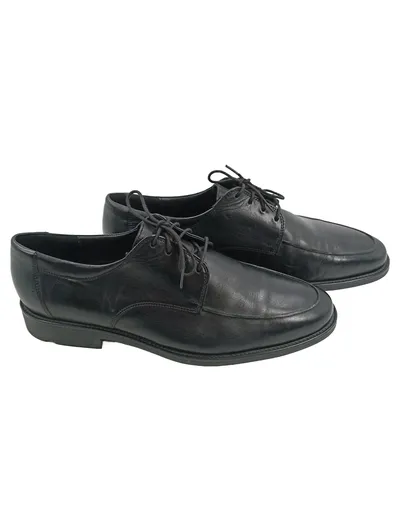 LLOYD Nevada Herren Schnürschuhe Leder Schwarz Business Gr. 44,5