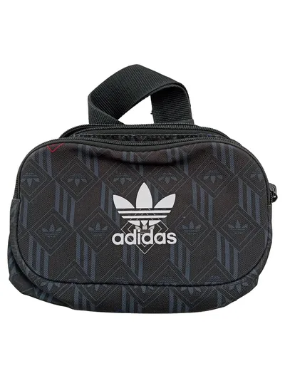 adidas Gürteltasche Bauchtasche Schwarz Logo-Print Sportlich
