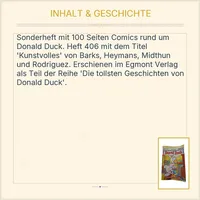 Donald Duck Die tollsten Geschichten Sonderheft 406 Kunstvolles Egmont Comic 3