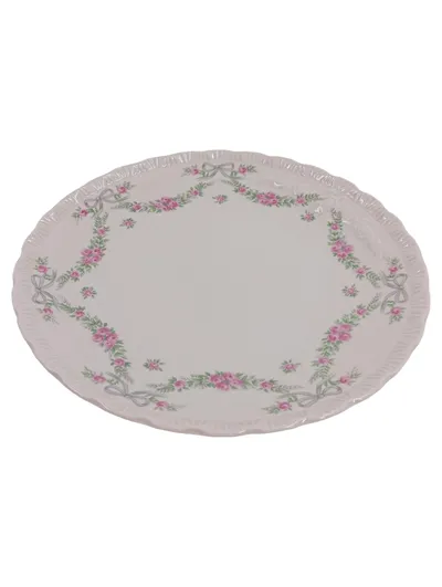 Hutschenreuther Porcelaine Rose Kuchenplatte Dessertteller 19 cm Porzellan