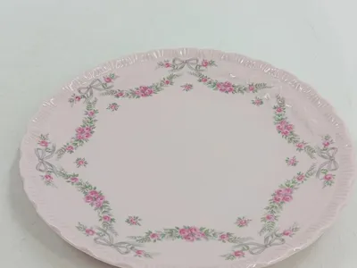 Hutschenreuther Porcelaine Rose Kuchenplatte Dessertteller 19 cm Porzellan