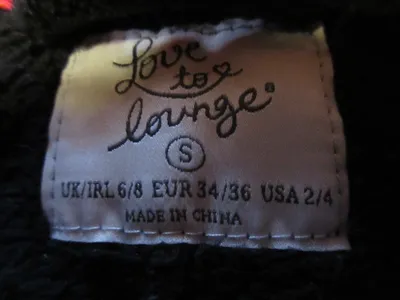 Love to Lounge Pinguin Schlafanzug Overall Kostüm Schwarz Gr. 34, 36