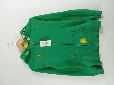 Burton Damen Sweatjacke Grün Gr. S Kapuze Apfel-Applikation Outdoor