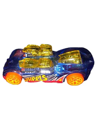 Hot Wheels What-4-2 Spielzeugauto Blau Transparent Kunststoff Metall