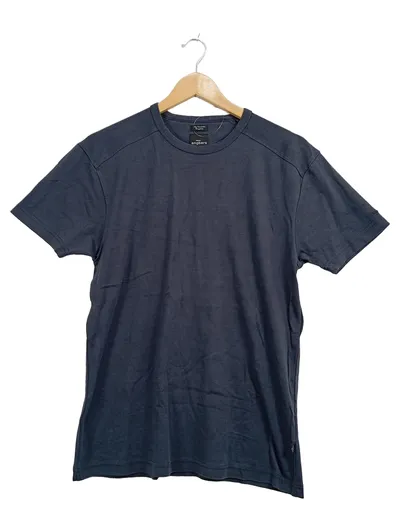 Engbers Herren T-Shirt Basic Organic Gr. M Blau Kurzarm