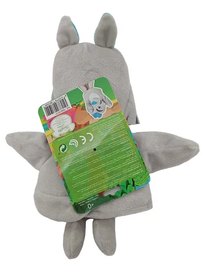 De Fabeltjeskrant Handpuppe Eule Plüsch Grau Kinder Spielzeug 28cm