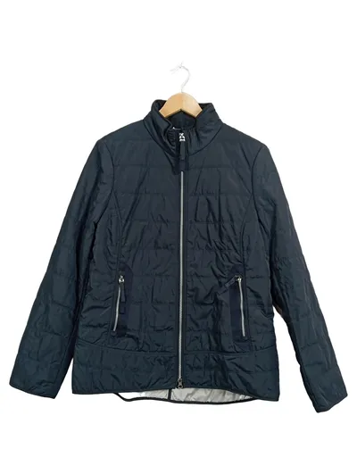 Fuchs Schmitt Steppjacke Damen Gr. 40 L Petrol Casual Reißverschluss
