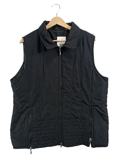 CAMPIONE Damen Steppweste Weste Schwarz Gr. 44 XXL Casual Reißverschluss