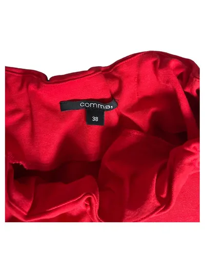 Comma Damen Etuikleid Businesskleid Rot Gr. 38 M
