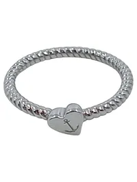 PAUL HEWITT Ring Herz Anker Damen Silber Größe 52 Maritim 1