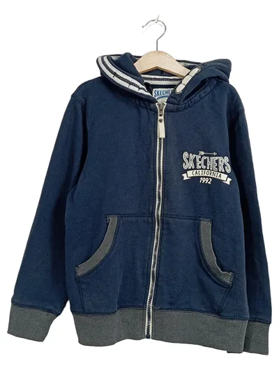 Skechers Sweatjacke California 1992 Kinder Hoodie Blau Gr. 134, 140