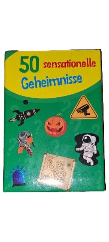 50 sensationelle Geheimnisse Kartenspiel Rätselspiel Quiz Ratespiel