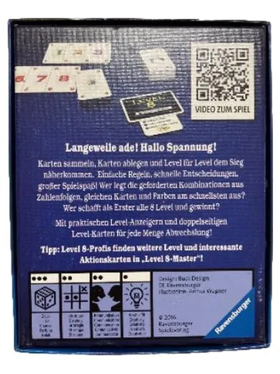 Ravensburger Level 8 Das Kartenspiel 2-6 Spieler ab 8 Jahre 45 Min