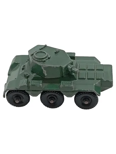 Lesney Matchbox No 67 Saladin Armoured Car 6x6 Militär Modellfahrzeug Grün