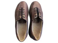 Finn Comfort Herren Schnürschuhe Leder Braun Gr. 40.5 Komfortschuhe 1