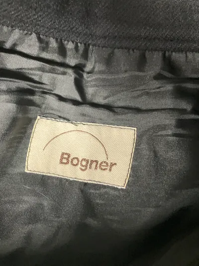 Bogner Damen A-Linienrock Wolle Schwarz Gr. 36 Midirock Klassisch
