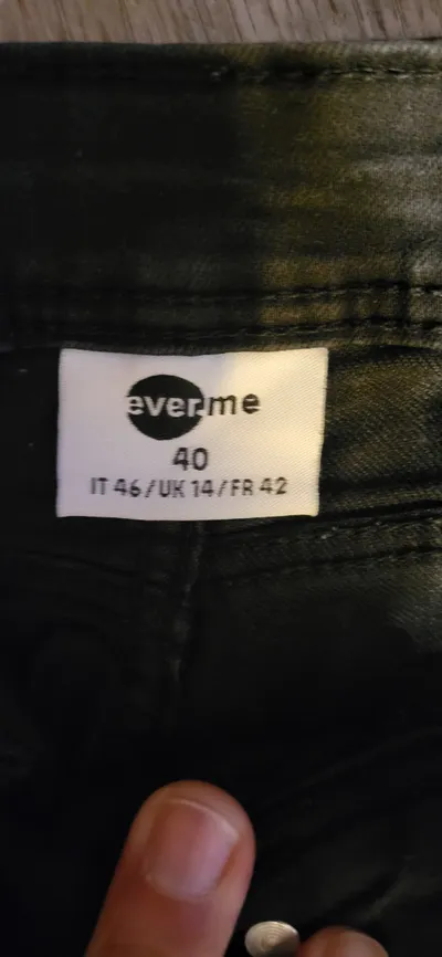 ever.me Damen Slim Fit Jeans Hose Schwarz Größe 40 W31 Stretch