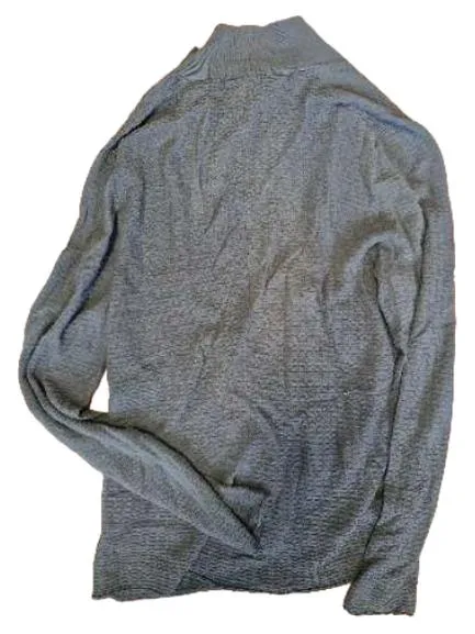 Falconeri Herren Strickjacke Oliv Strukturmuster Gr. XL Baumwolle Casual 3