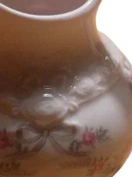 Hutschenreuther Milchkännchen Baronesse Floral Rosen Porzellan weiß 8cm