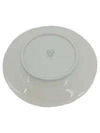 Bavaria Kuchenteller Porzellan Weiß Gold Blumenmuster 19 cm Klassisch 2