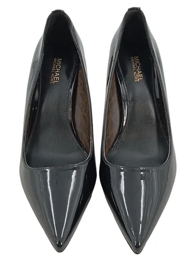 Michael Kors Damen Pumps Lackleder Schwarz Gr. 37 Elegant