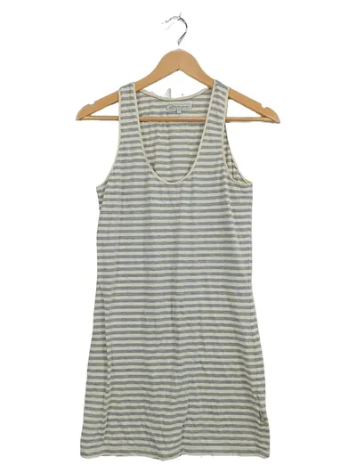 Blaumax Damen Top Tanktop Gestreift Grau Gr. 40, L Baumwolle