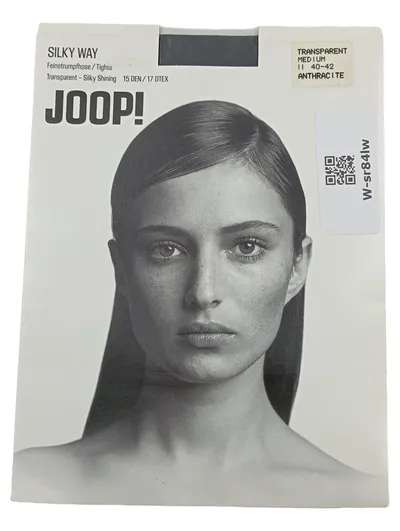 JOOP! Silky Way Feinstrumpfhose Transparent Seidenglanz Grau Gr. 40/42