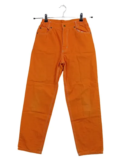 Fashion Affairs Stoffhose Kinder Gr. 146/152 Orange Baumwolle Casual