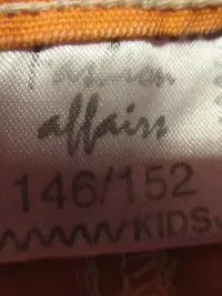 Fashion Affairs Stoffhose Kinder Gr. 146/152 Orange Baumwolle Casual 4