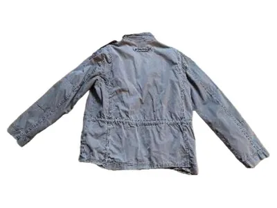 Marcel Battiston Herren Outdoorjacke Oliv Gr. 50, L Baumwolle