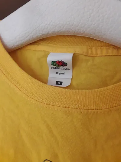 Fruit of the Loom KiJuZe T-Shirt Kinder Gr. S/128 Gelb Baumwolle