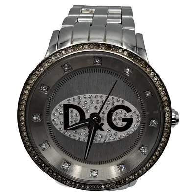 Gold&Gold Damenuhr Armbanduhr Silber Metall Strasssteine Glamourös
