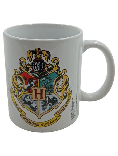 Harry Potter Hogwarts Wappen Tasse Keramik Weiß 350ml Kaffeetasse