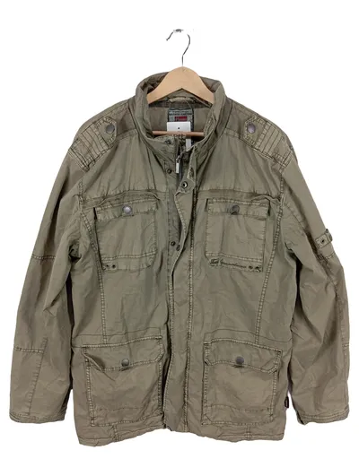 Southern Territory Herren Outdoorjacke Oliv Gr. 52, XL Baumwolle