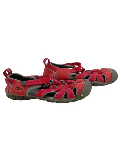 KEEN Outdoorsandalen Kinder Trekking Sandalen Rot Gr. 35 Leder